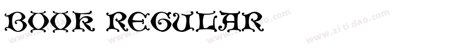 BOOK Regular字体转换